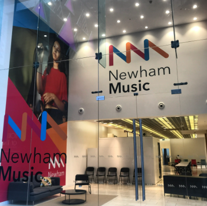 Studiobricks music rehearsal and recording pods at Newham Music, Westfield Stratford City