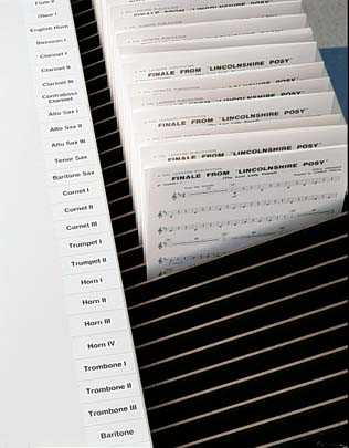 Music Sorting Rack without Doors
