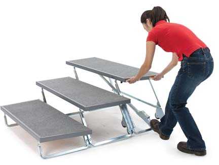 Tourmaster 3-Step Riser - 1.8m - CLEARANCE