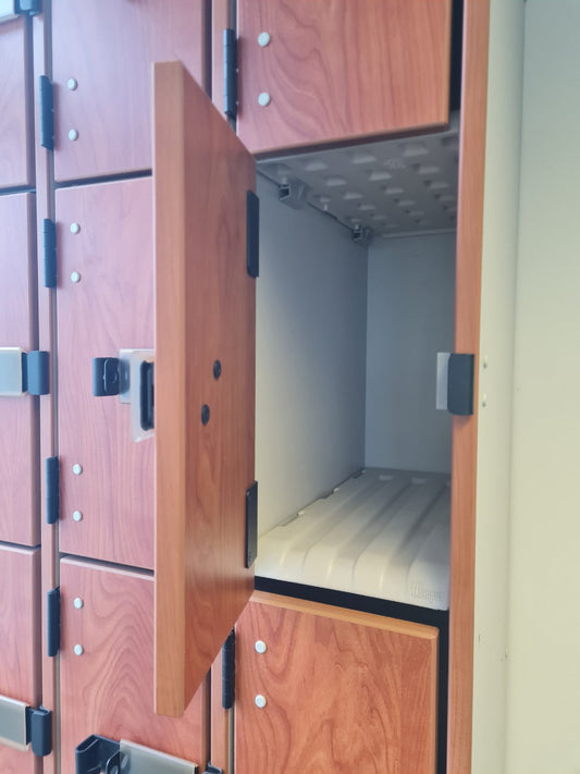 Ultrastor Cabinet #1 - Cherry Finish (with lockable bolts on doors)